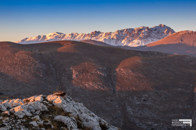 Tramonto da Rocca Calascio - Campo Imperatore - Parco nazionale del Gran Sasso