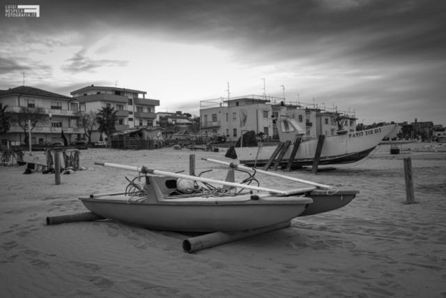 Poche ore prima del Lockdown - La  spiaggia alla Rotonda Michetti - Francavilla Sud