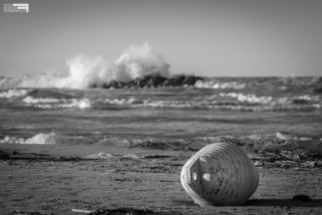 La spiaggia di Francavilla al mare durante il Lockdown