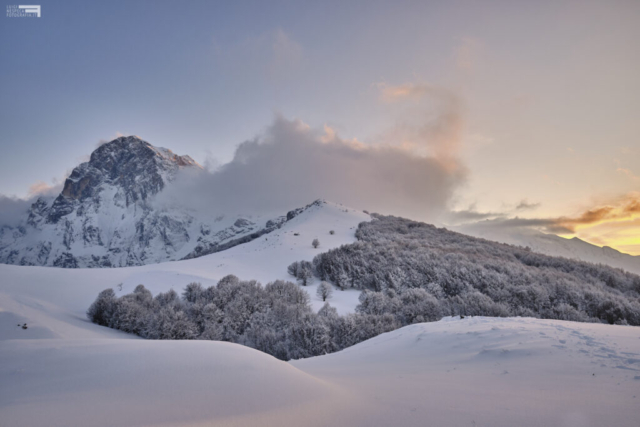 14 - Il Corno Grande al crepuscolo - Cima Alta - Marzo '21