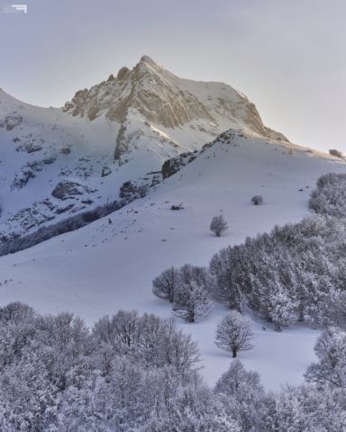 17 - Il Corno Piccolo al tramonto - Cima Alta - Marzo '21